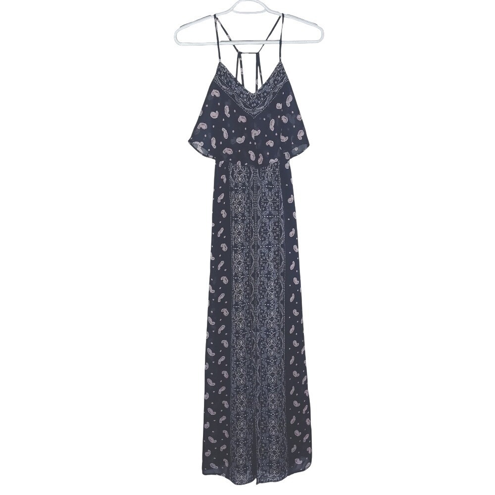 Princess Vera Wang Spaghetti Strap Empire Style Lined, Maxi Dress Whimsical XS